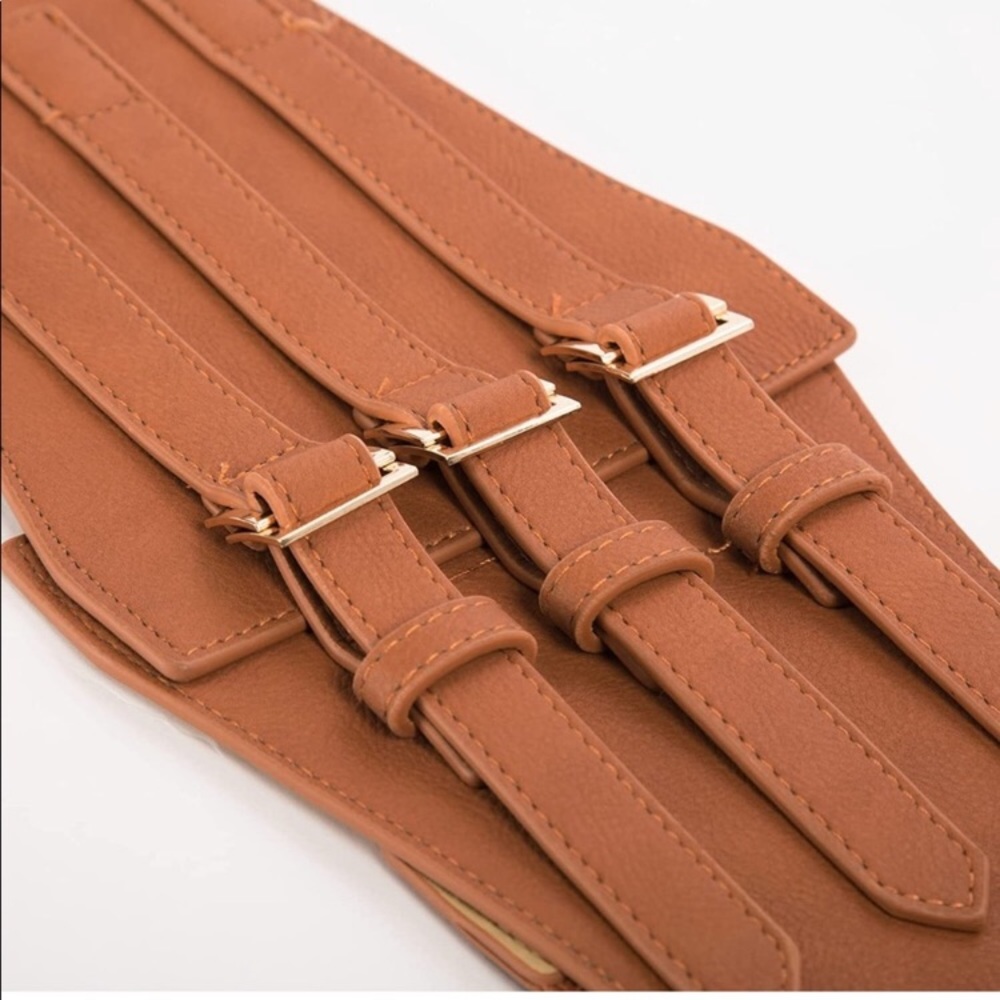 Wide Belt Leather Steampunk - Picture 3 of 8